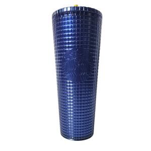 Starbucks Tumbler 2023 Laser Purple Studded Bling Venti 24oz Cold Straw Cup Lid